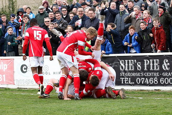 Ebbsfleet United v Chelmsford City - Vanarama National League South - 09/04/2016