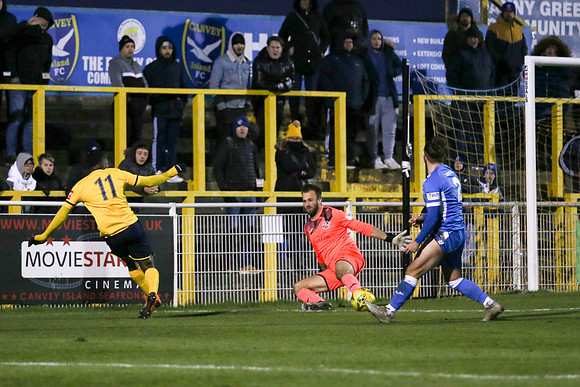 Canvey Island v Tonbridge Angels - FA Trophy - 27th November 202