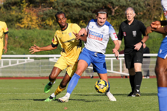 Enfield Town v Chesham - FA Trophy - 8th October 2022