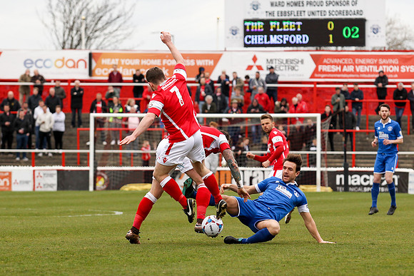 Ebbsfleet United v Chelmsford City - Vanarama National League South - 09/04/2016