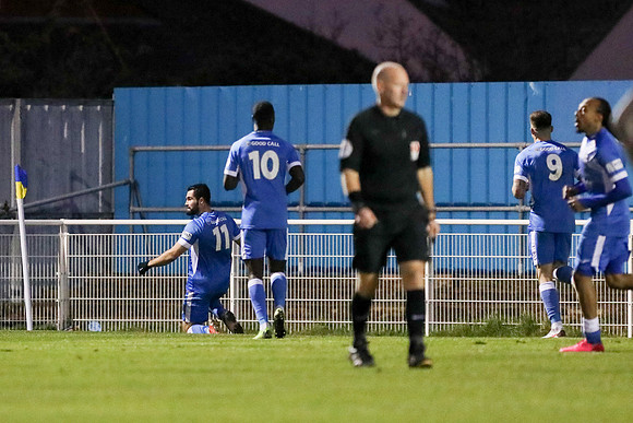 Canvey Island v Tonbridge Angels - FA Trophy - 27th November 2021