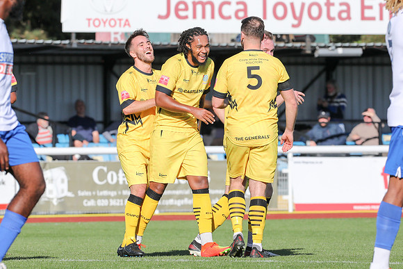 Enfield Town v Chesham - FA Trophy - 8th October 2022