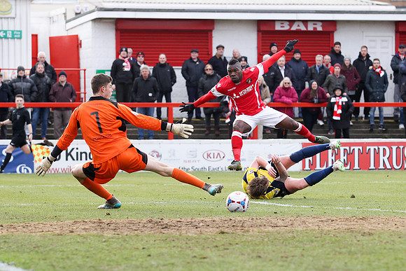 Ebbsfleet United v Gosport Borough - Vanarama National League South - 05/03/2016