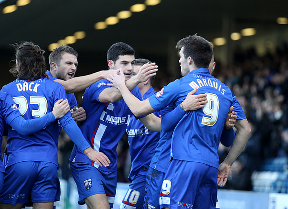 Gillingham v Oldham AthleticSky Bet League 124/01/2015.
