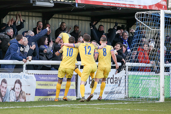 Enfield Town v Bishop's Stortford - Isthmian League Premier division - 12th February 2022