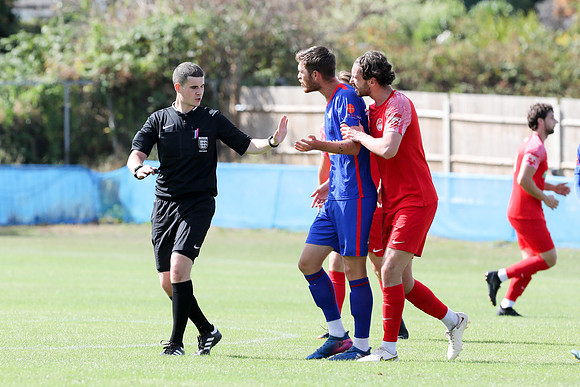 Raynes Park Vale v Hythe Town - FA Cup preliminary round - 20th