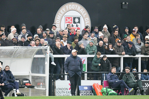 Bromley v Colchester United - League 2 - 18-01-25
