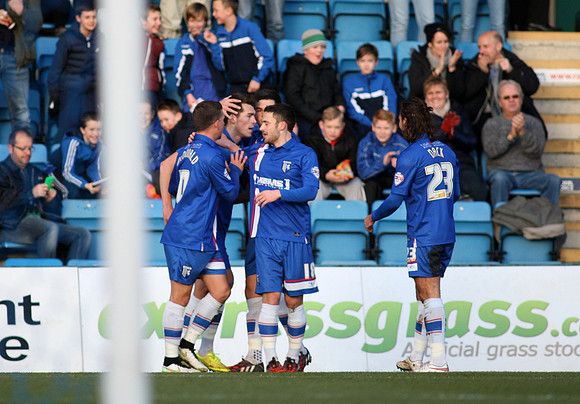 Gillingham v Oldham AthleticSky Bet League 124/01/2015.