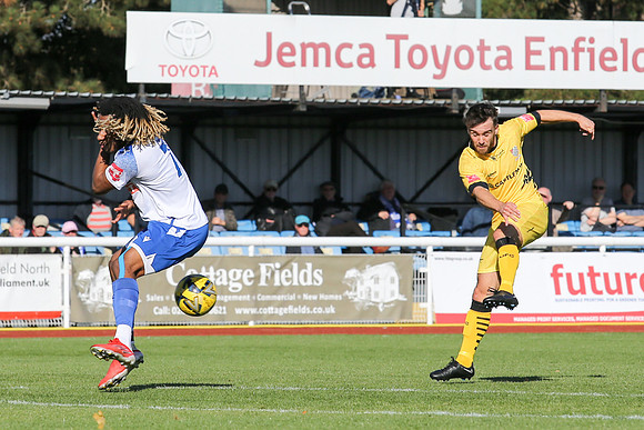 Enfield Town v Chesham - FA Trophy - 8th October 2022