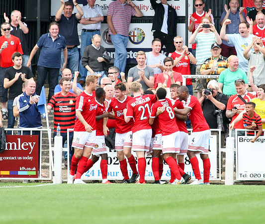 Bromley v Wrexham - Vanarama National League 08/08/2015.