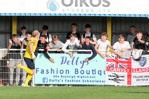 Canvey Island v Coggeshall Town - FA Trophy - 25th September 2021