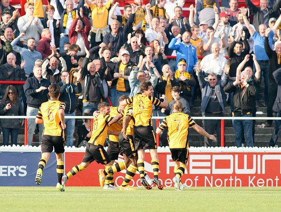 Ebbsfleet Untied v Maidstone United - Vanarama National League South - 03/10/15