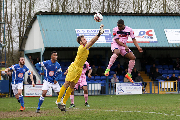 Tonbridge Angels v Dulwich Hamlet - Ryman League Premier Division - 18th March 2017