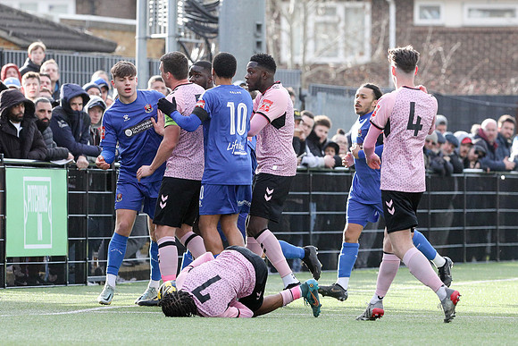 Hashtag United v AFC Sudbury - Isthmian League North division -