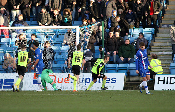 Gillingham v Oldham AthleticSky Bet League 124/01/2015.