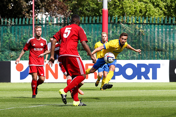 Beckenham Town v Lancing - Emirates FA Cup - 06/08/2016