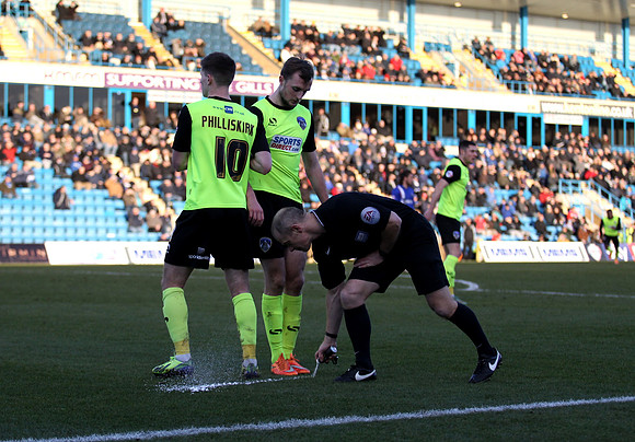 Gillingham v Oldham AthleticSky Bet League 124/01/2015.