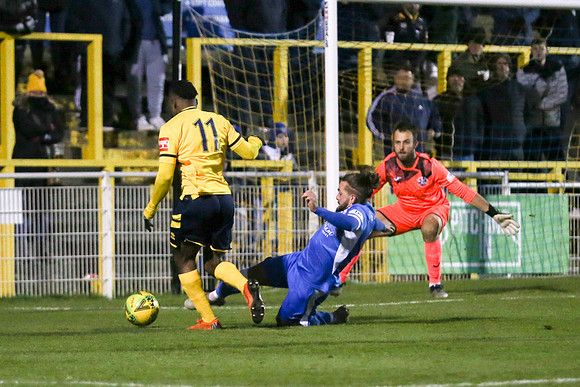 Canvey Island v Tonbridge Angels - FA Trophy - 27th November 202