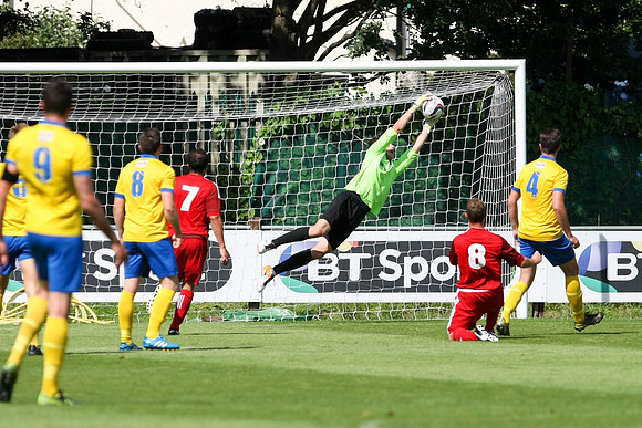 Beckenham Town v Lancing - Emirates FA Cup - 06/08/2016
