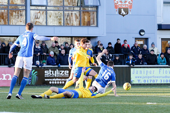 AFC Sudbury v Macclesfield Town - FA Trophy 2nd round - 14/01/20