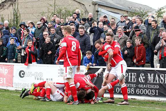 Ebbsfleet United v Chelmsford City - Vanarama National League South - 09/04/2016