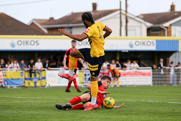 Canvey Island v Coggeshall Town - FA Trophy - 25th September 202
