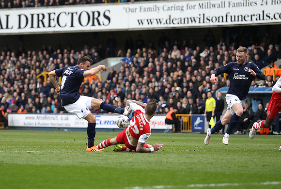 Millwall v Charlton AthleticSky Bet Championship3/04/2015.