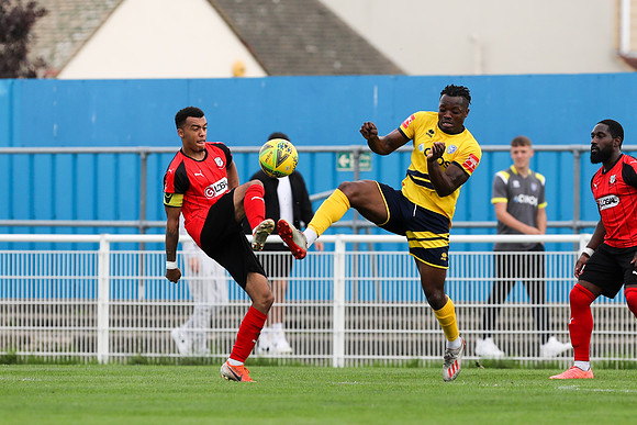 Canvey Island v Coggeshall Town - FA Trophy - 25th September 202