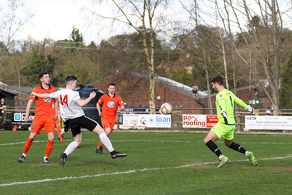 Kings Langley v Merthyr Town - Evo-Stik Southern League Premier Division - 1st April 2017