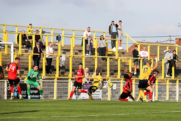 Canvey Island v Coggeshall Town - FA Trophy - 25th September 2021