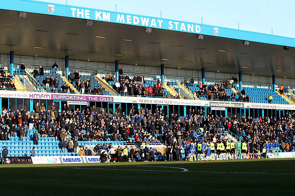 Gillingham v Oldham AthleticSky Bet League 124/01/2015.