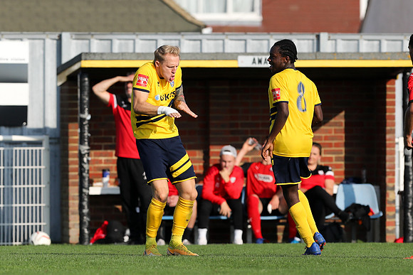 Canvey Island v Coggeshall Town - FA Trophy - 25th September 2021