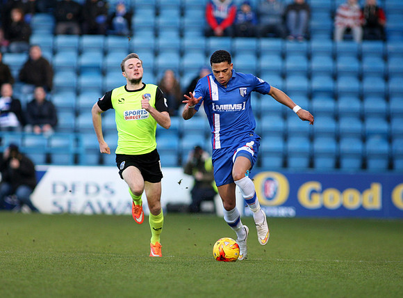 Gillingham v Oldham AthleticSky Bet League 124/01/2015.