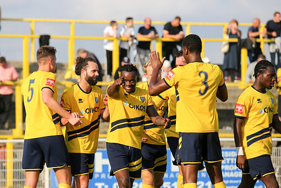 Canvey Island v Coggeshall Town - FA Trophy - 25th September 2021
