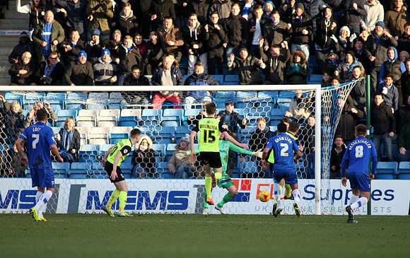 Gillingham v Oldham AthleticSky Bet League 124/01/2015.