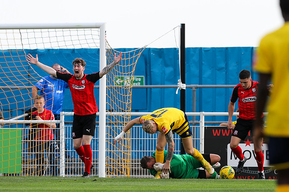 Canvey Island v Coggeshall Town - FA Trophy - 25th September 202