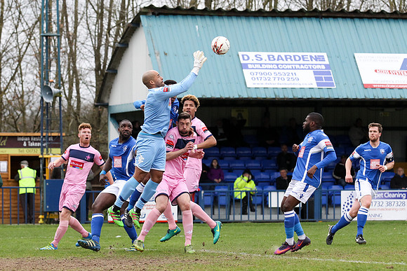 Tonbridge Angels v Dulwich Hamlet - Ryman League Premier Division - 18th March 2017