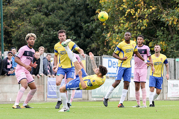 Staines Town v Dulwich Hamlet - Bostik League Premier Division - 14th October 2017
