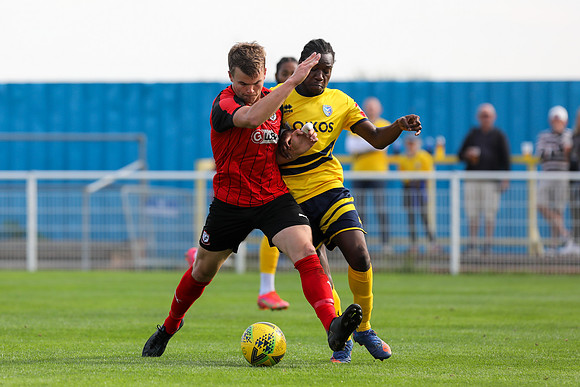 Canvey Island v Coggeshall Town - FA Trophy - 25th September 202